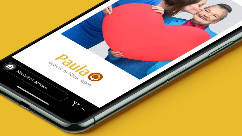 Paula Pflege goes Social: h&ouml;here Sichtbarkeit durch Instagram Ads
