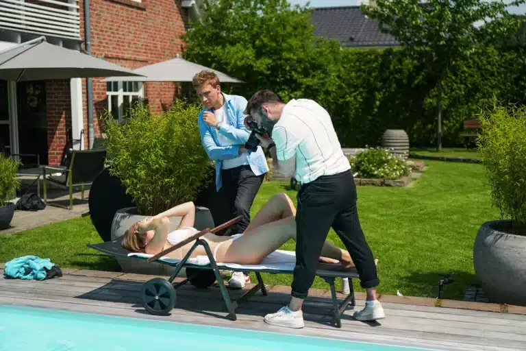 Fotoshooting für Noa Cosmetics am Pool