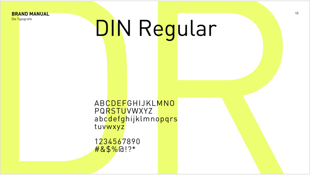 29 Schrift DIN Regular