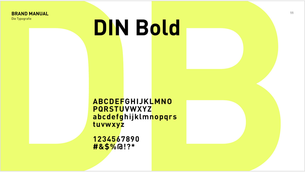 30 Schrift DIN Bold