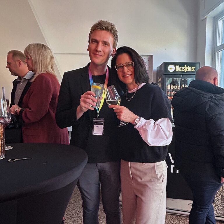 André Vaternam und Dr. Mellany Galla beim Jubiläum 10 Jahre Vaternam