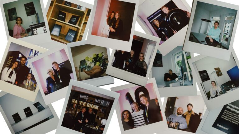 Polaroid-Collage zum Jubiläum 10 Jahre Vaternam in der Leisewitzstraße