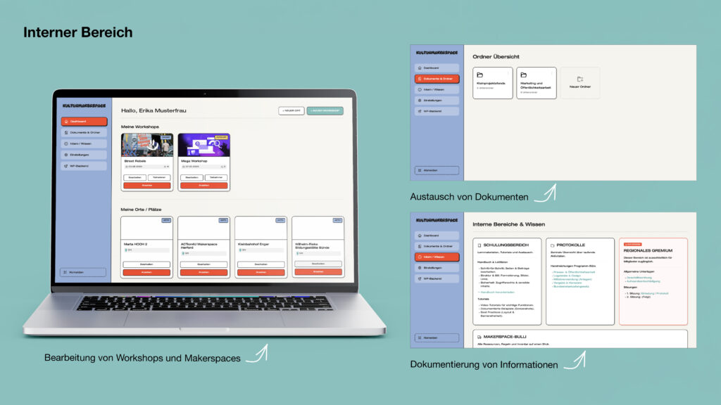 Kulturmakerspace Referenz interner bereich