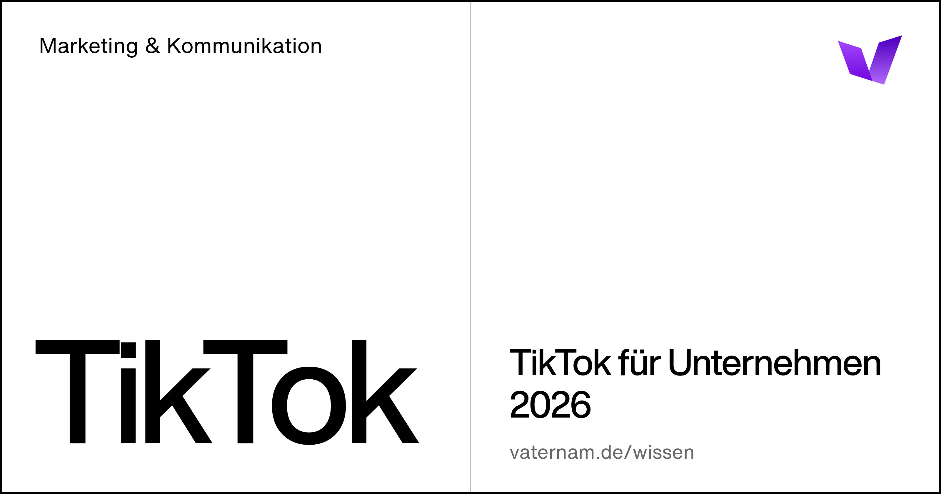 Grafik zum Artikel: TikTok für Unternehmen 2026: Marketing, Werbung und Recruiting
