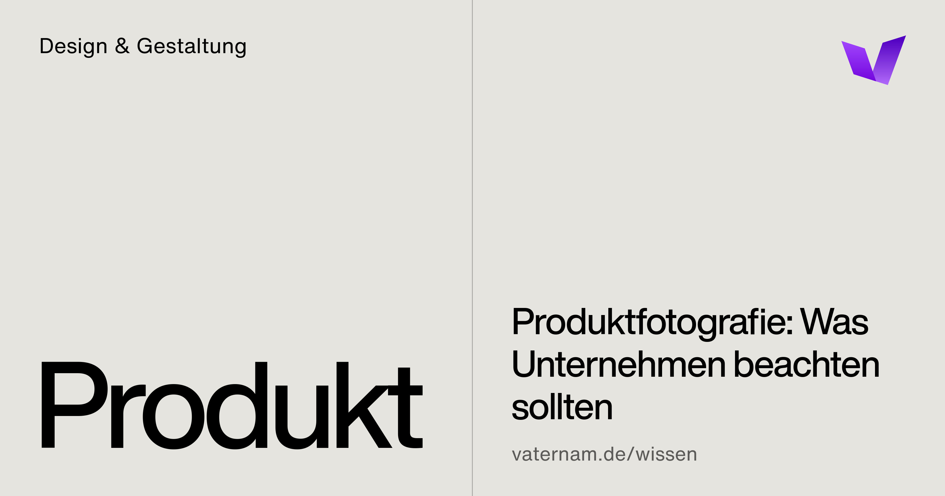 Grafik zum Artikel: Produktfotografie: Was Unternehmen beachten sollten