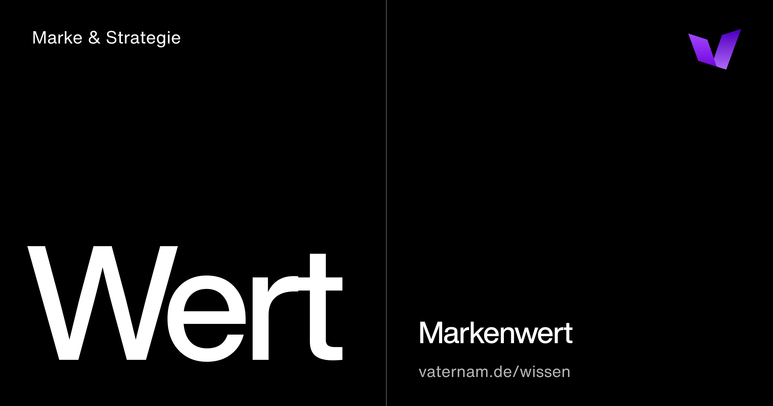 Grafik zum Artikel: Markenwert: Was eine Marke wertvoll macht und wie man ihn ermittelt