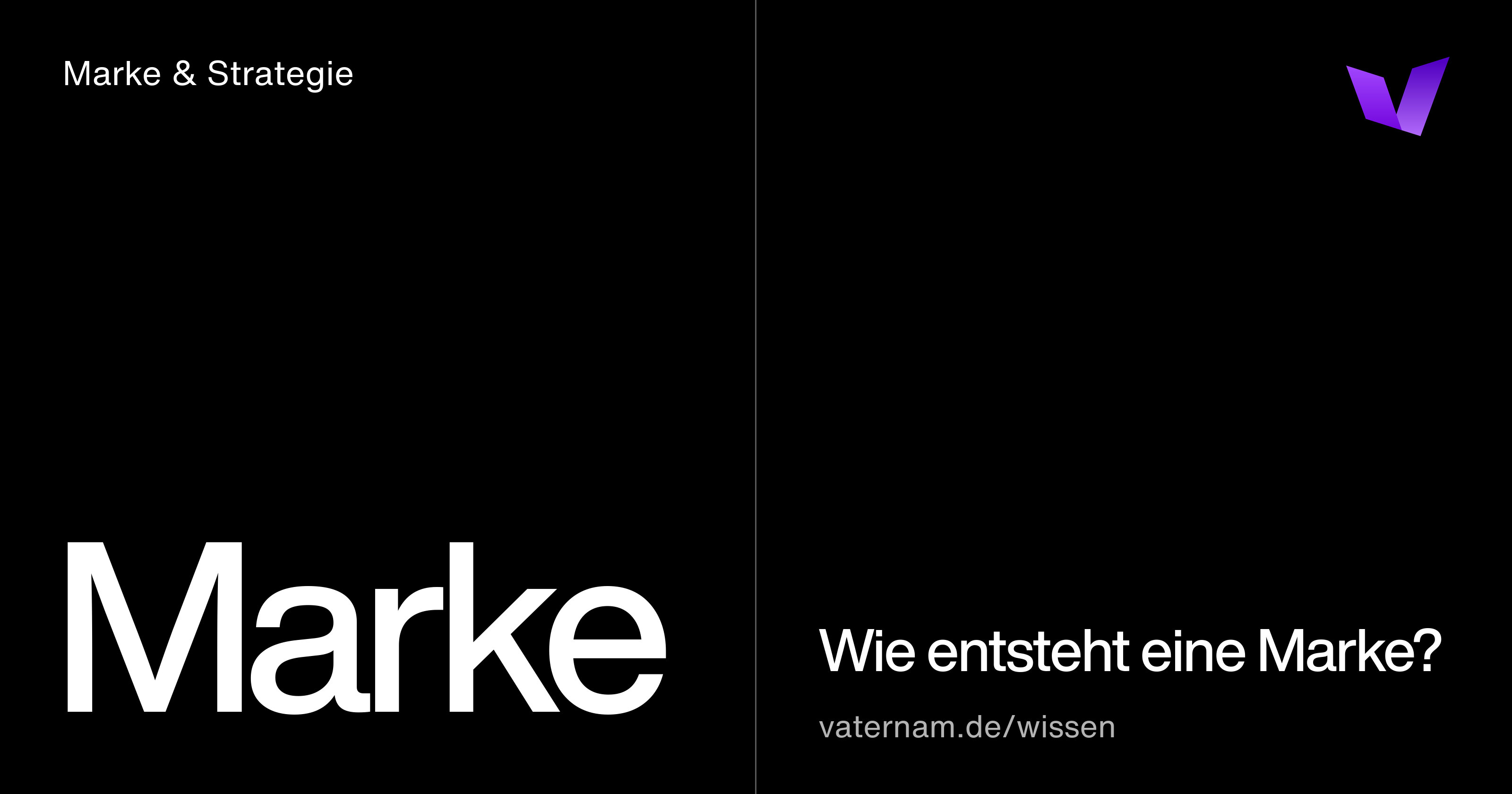 Grafik zum Artikel: Wie entsteht eine Marke? Der Weg vom Warum bis zum Designsystem